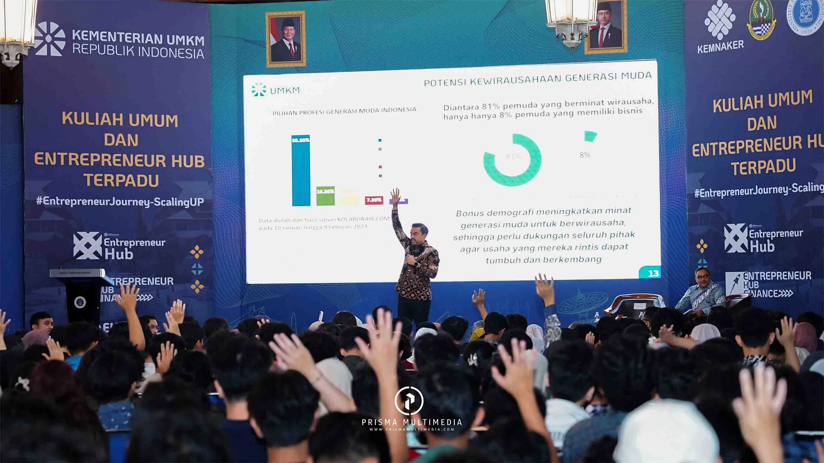 Kuliah Umum dan Entrepreneur Hub Terpadu